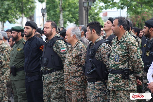 صبحگاه مشترک سوم خرداد در شهرستان قائم‌شهر برگزار شد