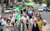 کاروان شادی بمناسبت میلاد امام رضا (ع) با حضور خادمین آستان قدس رضوی