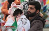 همه آمدیم تا به دشمنان بگوییم پای ایران هستیم + فیلم