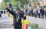 دسته‌روی عزاداران قائم شهری بمناسبت شهادت امام صادق (ع)