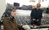 تکریم مدیر کل بنیاد مازندران از مادر شهید سید جعفر مظفری در قائمشهر