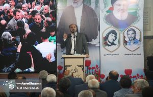 مراسم سالگرد شهید رئیسی و همراهانش در قدمگاه شهید جمهور در قائم شهر