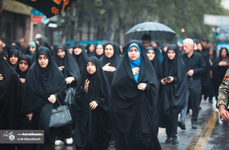 راهپیمایی جاماندگان اربعین حسینی در قائم شهر