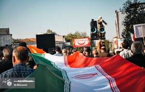 استکبارستیزی دانش آموزان قائم شهر در یوم الله ۱۳ آبان